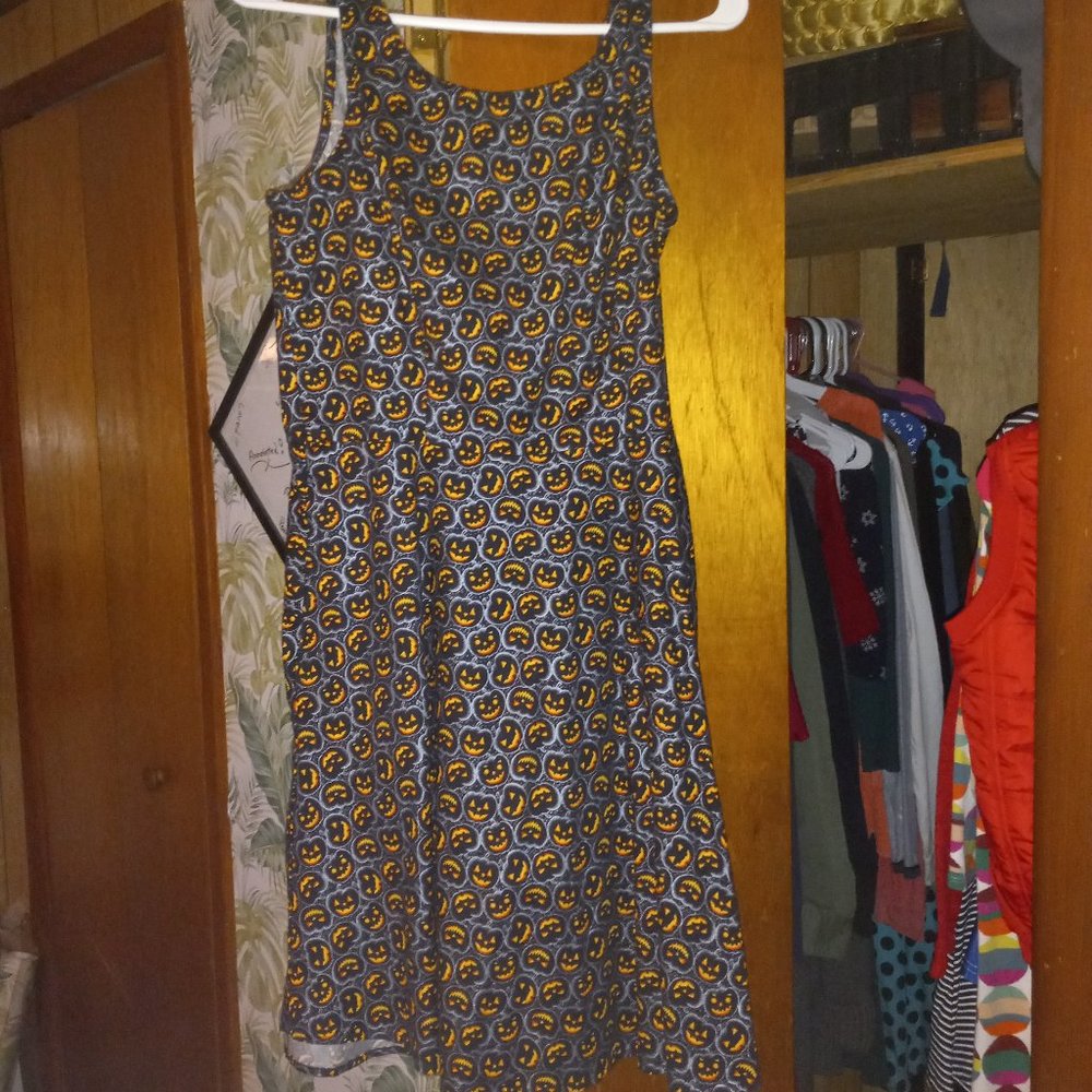 Jack o lantern skater dress